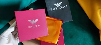 Лот: 24673079. Фото: 1. Подарочная коробка + пакет Armani. Подарочная упаковка