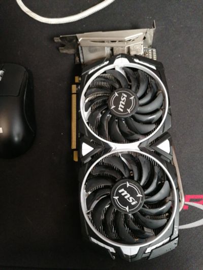 Лот: 19937389. Фото: 1. Видеокарта msi armor 570 8 gb. Видеокарты