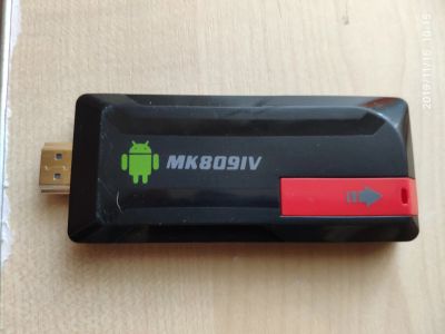 Лот: 15025236. Фото: 1. ТВ приставка на андроиде MK809IV... Медиаплееры