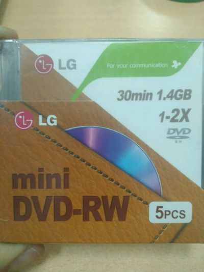 Лот: 11703842. Фото: 1. Диски mini-DVD-RW LG. CD, DVD, BluRay