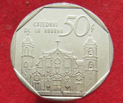 Лот: 15458456. Фото: 1. Куба 50 сентаво, 1994г. Остальные страны