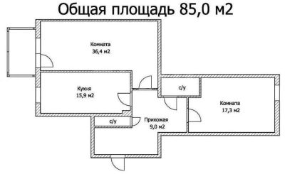 Лот: 9769866. Фото: 1. 2 комнатная квартира, ул. Парусная... Квартиры, студии