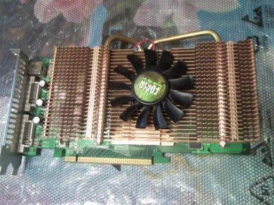 Лот: 1775179. Фото: 1. Видеокарта GF 9800 gt 1GB 256BIT... Видеокарты