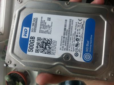 Лот: 5824622. Фото: 1. Жесткий диск HDD SATA 500Gb Western... Жёсткие диски (HDD)