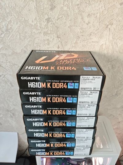 Лот: 21387030. Фото: 1. Gigabyte H610M K DDR4 rev 2.0... Материнские платы