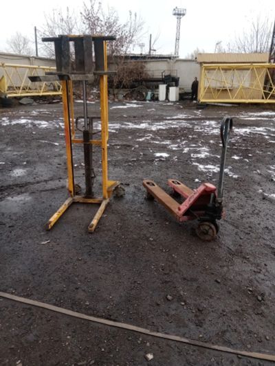 Лот: 16767929. Фото: 1. Штабелер, тележка гидравлическая... Промышленное