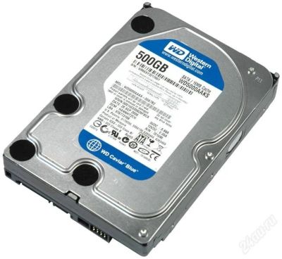 Лот: 1689700. Фото: 1. Жесткий диск WD 500Gb WD5000AAKX... Жёсткие диски (HDD)