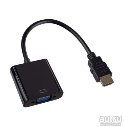 Лот: 16157104. Фото: 1. Переходник HDMI - VGA (шт/гн... Шлейфы, кабели, переходники