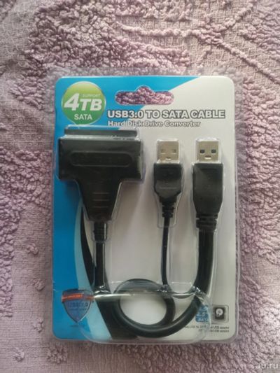 Лот: 7128103. Фото: 1. USB 3.0 to SATA Внешний адаптер... Платы расширения, контроллеры, доп. порты