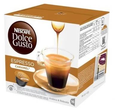 Лот: 7816827. Фото: 1. Капсулы Nescafe Espresso карамельный. Чай, кофе, какао