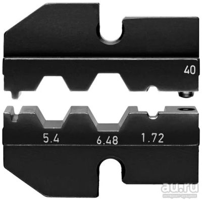 Лот: 8598546. Фото: 1. Плашка опрессовочная Knipex KN-974940... Расходные материалы, сменные насадки