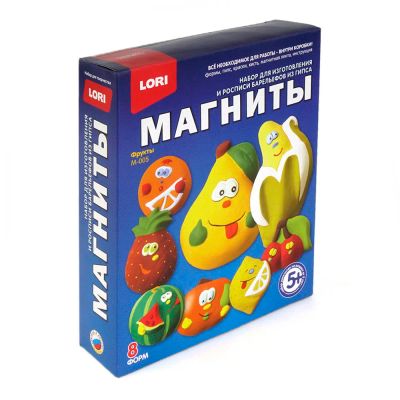 Лот: 16196880. Фото: 1. Фигурки на магнитах "Фрукты... Магниты сувенирные