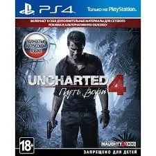 Лот: 11629389. Фото: 1. Uncharted 4 путь вора ps4. Игры для консолей