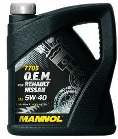 Лот: 14493388. Фото: 1. MANNOL 7705 O.E.M. for Renault... Масла, жидкости