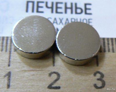 Лот: 15956799. Фото: 1. Сильный неодимовый магнит в форме... Магниты