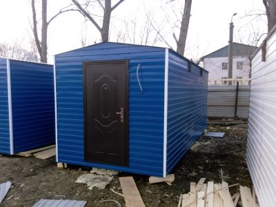 Лот: 7780313. Фото: 1. Бытовка 4х2,4м Панели МДФ. Бытовки, вагончики строительные