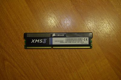 Лот: 6650245. Фото: 1. Corsair CMX4GX3M1A1333C9. Оперативная память