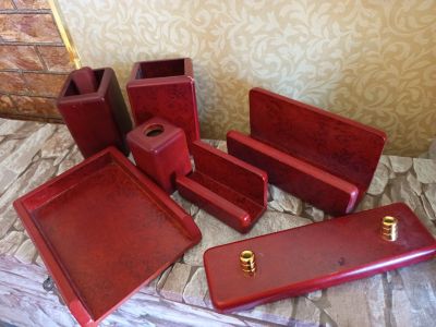 Лот: 25523923. Фото: 1. Настольный набор для канцелярии... Настольные наборы