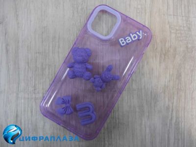 Лот: 20934958. Фото: 1. Чехол силиконовый iPhone 11 Baby... Чехлы, бамперы