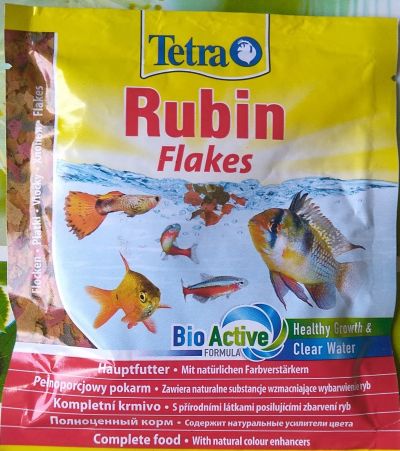 Лот: 19115138. Фото: 1. Tetra Rubin Flakes 12g. Корма