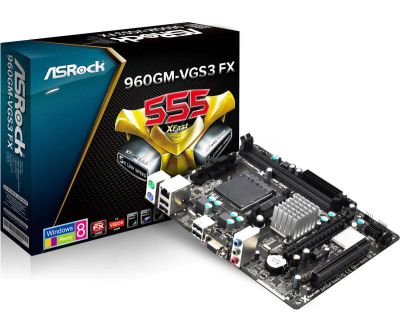 Лот: 10362156. Фото: 1. Asrock 960GM-VGS3 FX. Материнские платы