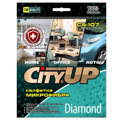 Лот: 16644862. Фото: 1. Салфетка микрофибра CA-107 CityUP... Щётки, тряпки, скребки для автомобиля