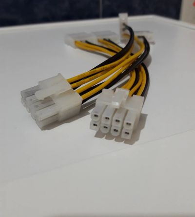 Лот: 18833619. Фото: 1. Переходник Molex x2-8pin CPU/EPS12V... Шлейфы, кабели, переходники