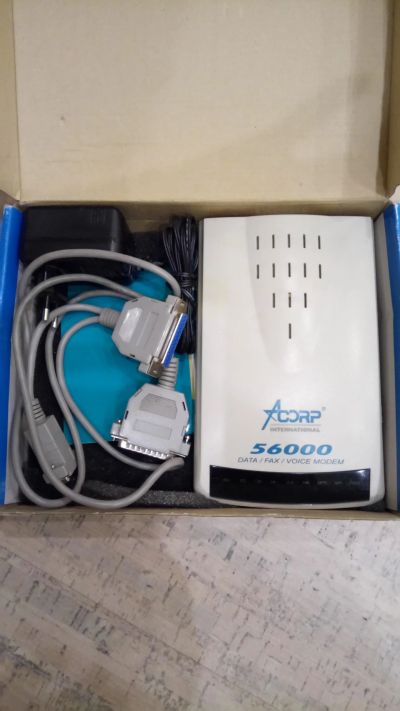Лот: 15786672. Фото: 1. Факс модем Acorp-56EMS. Проводные модемы