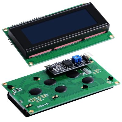 Лот: 16495803. Фото: 1. LCD ЖК модуль синий экран LCD2004... Микроконтроллеры