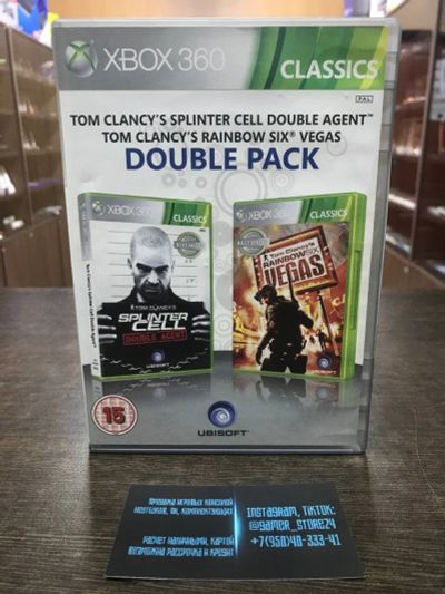 Лот: 18245791. Фото: 1. Tom Clancy's Double pack. Лицензионный... Игры для консолей