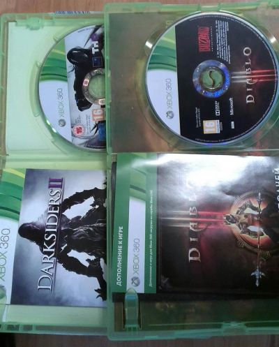 Лот: 3660963. Фото: 1. Xbox 360 -Diablo III и Darksides... Игры для консолей