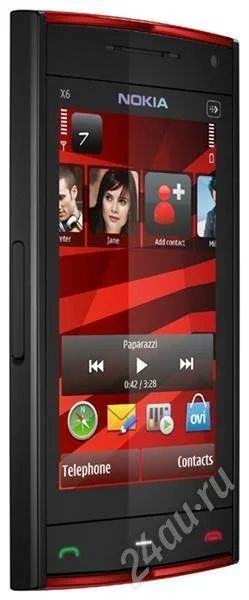 Лот: 694689. Фото: 1. Nokia X6 3,2" 2 SIM, FM, TV, WiFi... Кнопочные мобильные телефоны