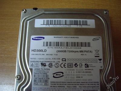 Лот: 1789898. Фото: 1. HDD 300 Gb IDE Samsung SpinPoint... Жёсткие диски (HDD)