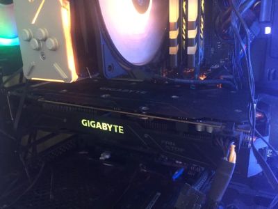 Лот: 14419592. Фото: 1. Nvidia Geforce GTX 1070 Gigabyte... Видеокарты