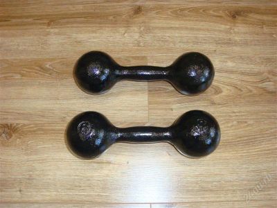 Лот: 2861507. Фото: 1. Гантели (чугунные) 12 кг общего... Гантели