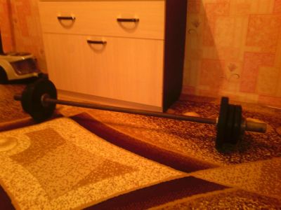 Лот: 3735926. Фото: 1. гриф с блинами. Штанги, блины