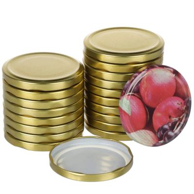 Лот: 24556301. Фото: 1. Крышка металл, винтовая, 20 шт... Контейнеры, банки