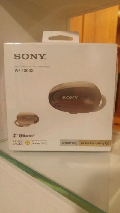 Лот: 12780437. Фото: 1. Беспроводные наушники Sony WF-1000X. Наушники, гарнитуры