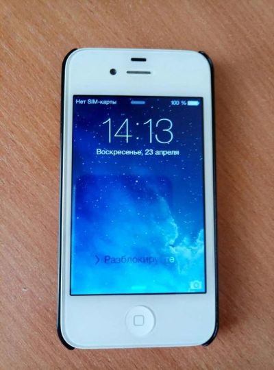 Лот: 9536015. Фото: 1. iPhone 4 8gb (Не работает Wi-Fi... Смартфоны