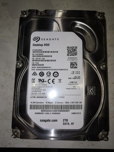 Лот: 16669403. Фото: 1. Жёсткий диск на 1 тб. Жёсткие диски (HDD)