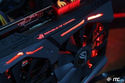 Лот: 17051016. Фото: 1. Asus rog-strix-GTX1080TI-O11G-Gaming. Видеокарты