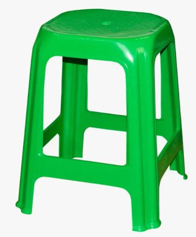 Лот: 21723572. Фото: 1. Табурет пластиковый, h-25см, зеленый... Столы, стулья, обеденные группы