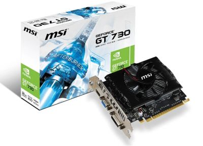 Лот: 9985323. Фото: 1. Видео карта MSI GeForce GT 730... Видеокарты