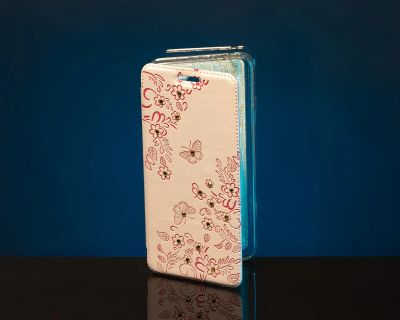 Лот: 19915553. Фото: 1. Футляр-книжка Fashion Case Бабочка... Чехлы, бамперы