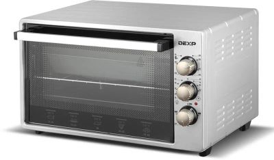 Лот: 14961718. Фото: 1. Электропечь Dexp VN-3300 серебристый... Микроволновки, мини-печи