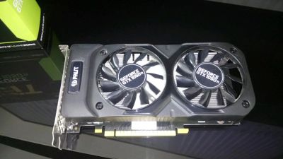 Лот: 12069339. Фото: 1. Palit GTX 1050Ti 4Gb Dual OC. Видеокарты
