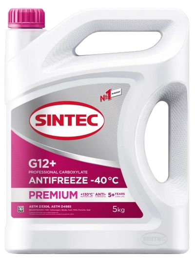 Лот: 16956641. Фото: 1. Sintec Premium G12+ (розовый... Масла, жидкости