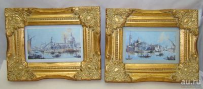 Лот: 17685062. Фото: 1. Картины принты Венеция 2 шт... Другое (антиквариат)