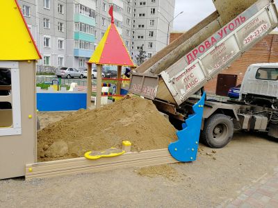 Лот: 19205210. Фото: 1. Песок для песочницы. Песок, гравий, инертные материалы