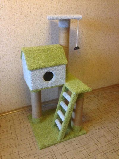 Лот: 7181575. Фото: 1. Когтеточка - игровой комплекс... Домики, переноски, клетки, когтеточки